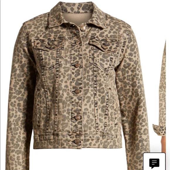 Nordstrom Leopard Print Denim Jacket by STS BLUE - Colbey Jacket - Picture 4 of 14